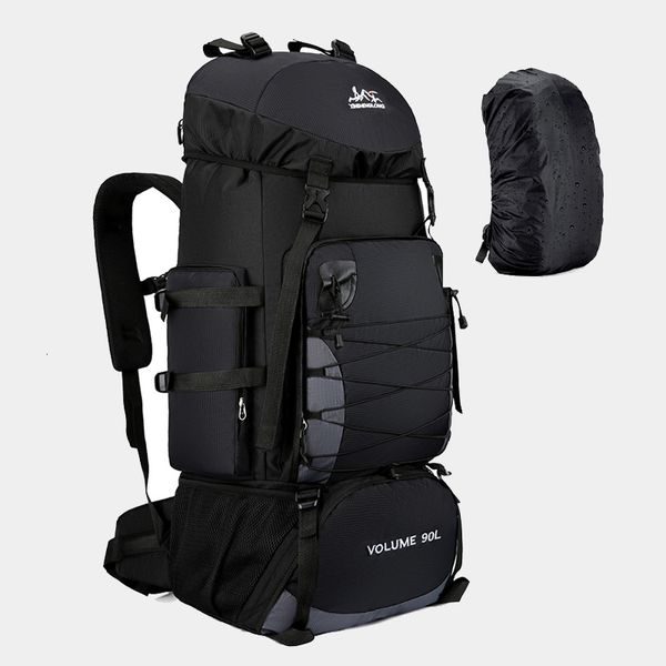 Backpack 80L 90L Grande bolsa de viagem para camping backpack Menina para homens de bagagem de caminhada para caminhadas de escalada ao ar livre Men.