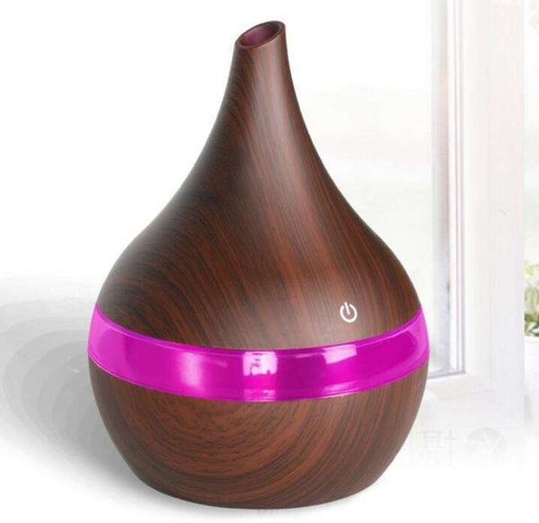 Altre apparecchiature di bellezza Vapore per il viso Grano di legno Olio essenziale Diffusore per aromaterapia Ricarica USB Umidificatore domestico Purificare Lenitivo Led Ni