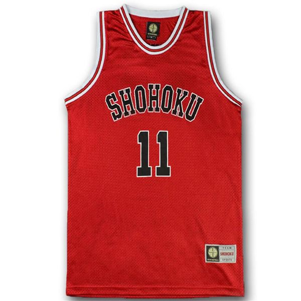 Slam Dunk Shohoku High School Nr. 11 Rukawa Kaede Cosplay SD Top Weste Basketball Jersey342n