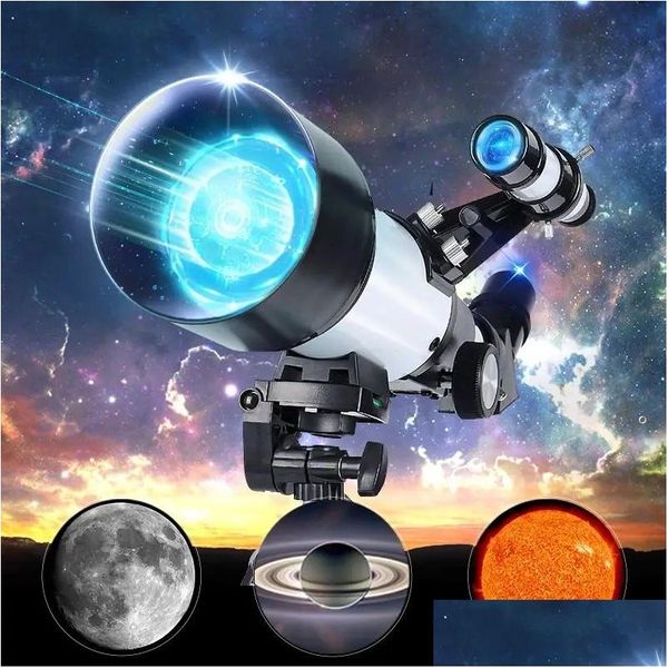 Outros artigos esportivos 150X Zoom Hd Star Moon Profissional Telescópio Astronômico Espaço Monocar Powerf Binocars Long Range Night Vision Dhmzc