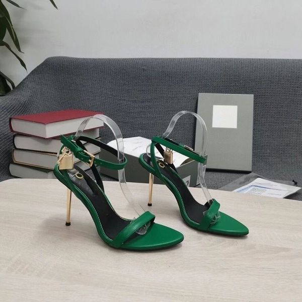 T.F İnce Yüksek topuklu sandal üst tebir gelen Strappy Sandal Ayakkabı Lüks Pari Dre Claic Fahion Akşam Yemeği Partisi Kulübü Kadın Topuk Siyah Altın Düğün 116