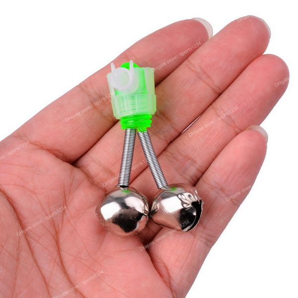 5Pcs Angeln Glocke Biss Alarme Angelrute Clamp Spitze Clip Glocken Ring Karpfen Angeln Zubehör Tackle Fisch Alarm FishingFishing werkzeuge