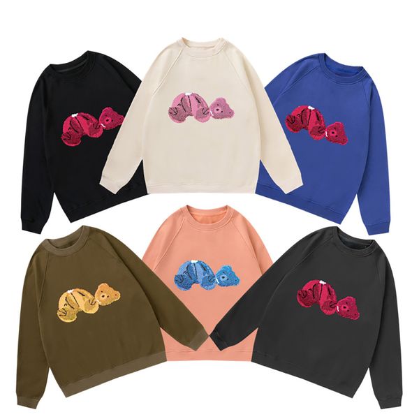 Felpe con cappuccio da uomo Felpe invernali Classic Bear Felpa con cappuccio Pullover Felpa a maniche lunghe Palme Girocollo con cappuccio Uomo Angelt Donna Allentato 1kns