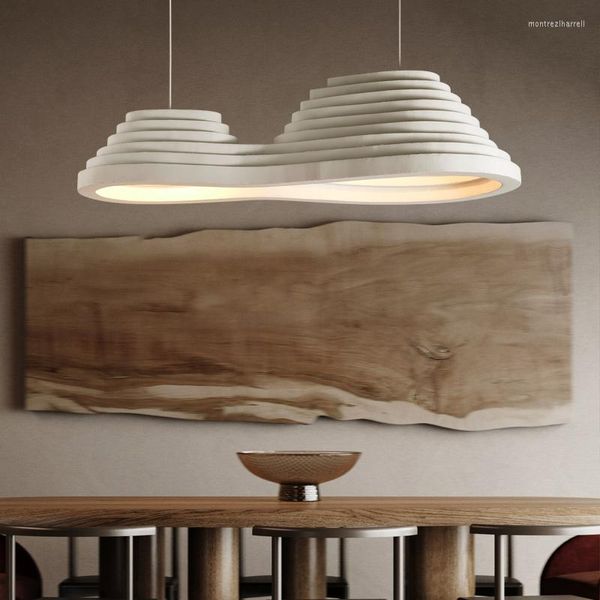 Pendelleuchten Minimalistischer nordischer Wabi-Sabi-LED-Deckenleuchter Wohnzimmer Esszimmer Hauptdekoration Lampe Schlafzimmer Dachboden