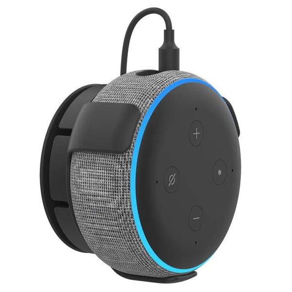 Suporte de montagem na parede para telefone celular, cabide para echo dot 3ª geração, suporte para economia de espaço, dot3 smart s er, gerenciamento de cabo integrado 231117