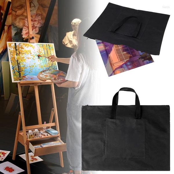 Bolsas de armazenamento 1pc Bacha de pintura à prova d'água de oxford Bacha de pintura de grande capacidade Desenho simples Artista de artistas de esboço Ferramentas de arte Os suprimentos de arte