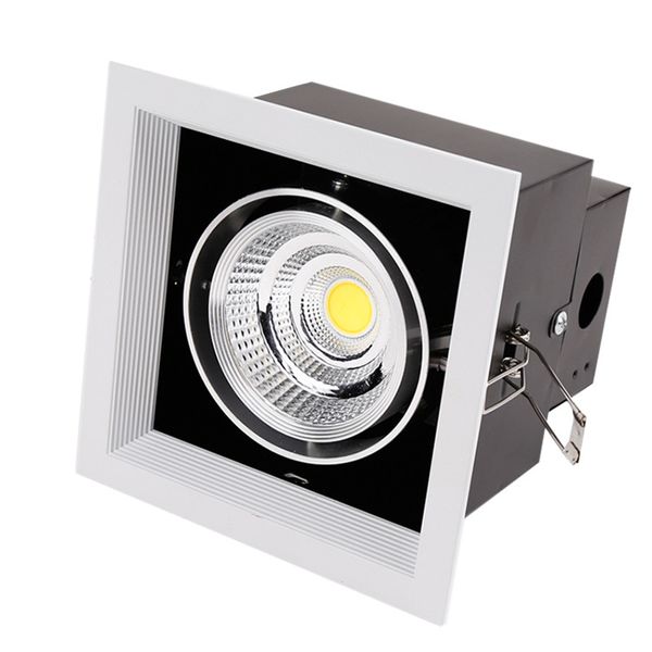 Doppelte quadratische dimmbare LED-Downlights Deckenstrahler 10W 20W 30W AC85-265V Deckeneinbauleuchten Innenbeleuchtung