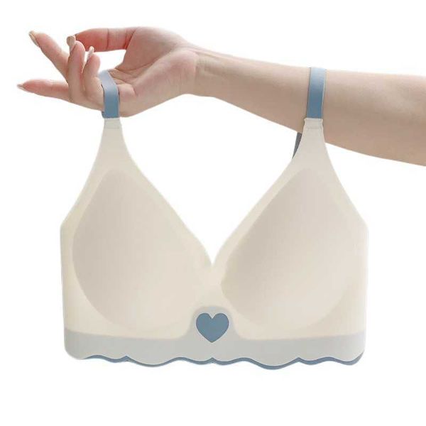 Reggiseni Reggiseni senza cuciture per le donne Reggiseni push up Comodi bralette Reggiseno senza ferretto Scollo a V profondo Lingerie sexy Intimo donna invisibile P230417