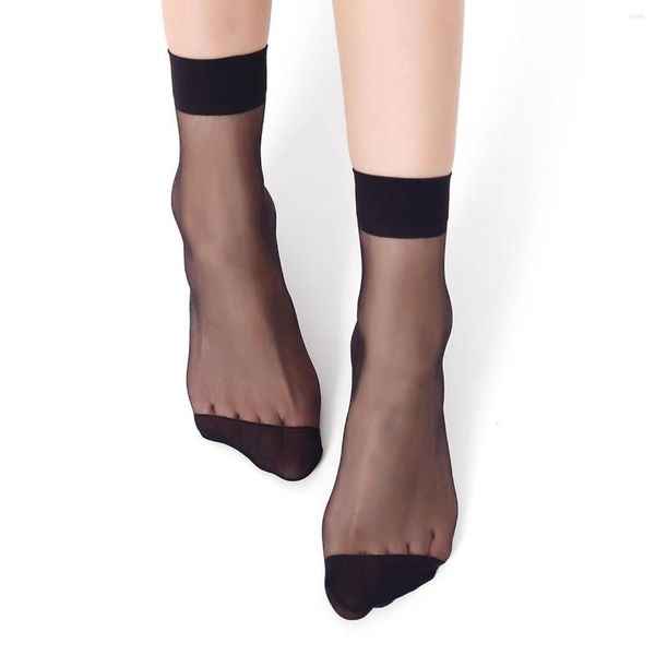 Frauen Socken 10 Paar Strümpfe Frühlings- und Sommer Dünne Silky Invisible Wholesale Anti-Hook Wear-Resistant Female