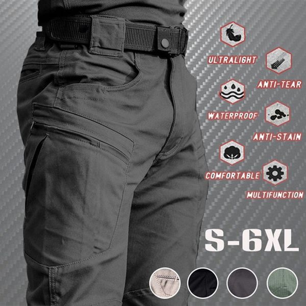 Pantaloni da uomo Pantaloni cargo tattici impermeabili da esterno Pantaloni cargo estivi traspiranti casual militari militari lunghi Pantaloni cargo ad asciugatura rapida maschili 230418