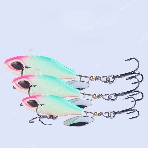 Рыбалка Tailspin Micro Spinnerbait Bass Trout Spinner Deracou Vib Вибрирующий хвост Вращающееся лезвие Spin 8 г 11 г 15 г РыбалкаРыболовные приманки