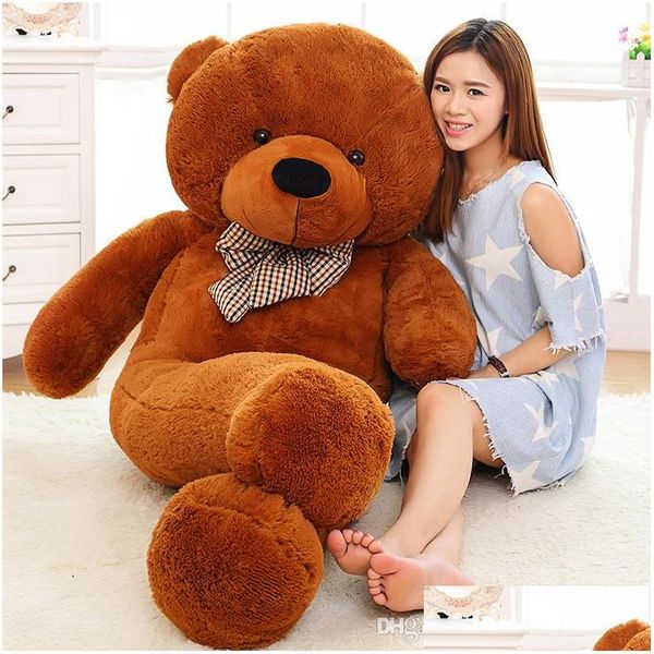 Gefüllte Plüschtiere Lebensgroße Teddybärspielzeuge 180 cm Nt Weiche Babypuppen Große Peluches Geschenk Weihnachten Drop Delivery Geschenke Dhsto