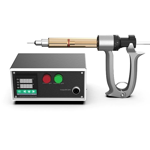 Canadá Popular PLC controlado 1 ml Manual de pistola de atomizador de 1 ml Cartucho aquecido 10 ml Eletrônica de máquina de enchimento com aquecedor à venda
