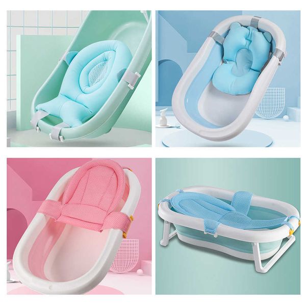 assentos de ing s dobring baby shower tambla almofada não deslizamento tapete de banheira recém-nascida ferramentas portáteis de banho para infantil p230417