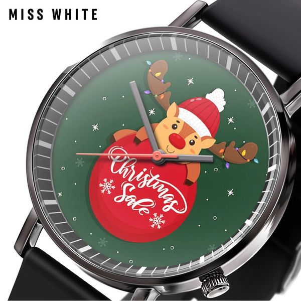 Armbanduhren Modeuhr Trend Weihnachtsglocke Weihnachtsbaum alte Herren- und Damenuhren Quarz-Armbanduhr 231118