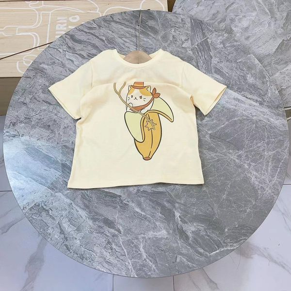 T-shirt T-shirt per bambini estivi T-shirt con stampa di lettere Anime Cartoon Casual Dress T-shirt per bambini da bambina per bambini 230418