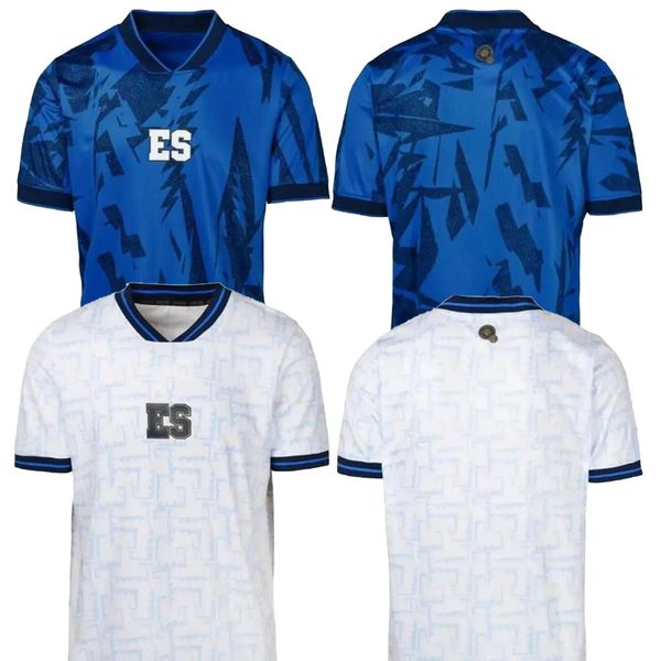 Camisas de futebol de qualidade tailandesa El Salvador 2023 23-24 Kingcaps personalizados Projete sua própria camisa de camisa Desconto personalizado Projete seu próprio vestuário de futebol