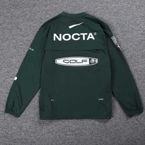 Moda 2023 Erkek Hoodies Us Versiyon Nocta Golf Co Markalı Draw Nefes Beklenebilir Hızlı Kurutma Spor Sporları T-Shirt Uzun Kollu Yuvarlak Boyun Yaz 3KJ1S