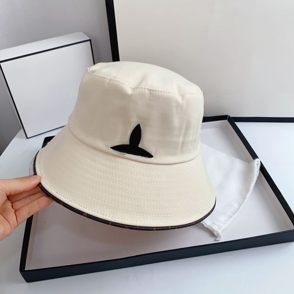 Cappello a secchiello di design donna uomo cappello a tesa larga in cotone da uomo e da donna quattro stagioni per il tempo libero ombreggiatura sport all'aria aperta abbinamenti di moda stile caldo hanno 8 colori regalo TT