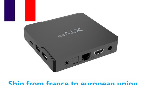 Enviar da França MEELO PLUS XTV SE2 Lite TV Box Media Android 11 2.4G / 5G WIFI Amlogic S905W2 2 GB de RAM 8 GB ROM com controle remoto ir ou controle remoto de voz bt