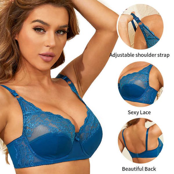 Bras dantel sütyen artı beden sütyen kadın iç çamaşırı brassiere mahsul üst seksi kadın sütyen büyük tüp üst kadın push brassiere c d fincan p230417