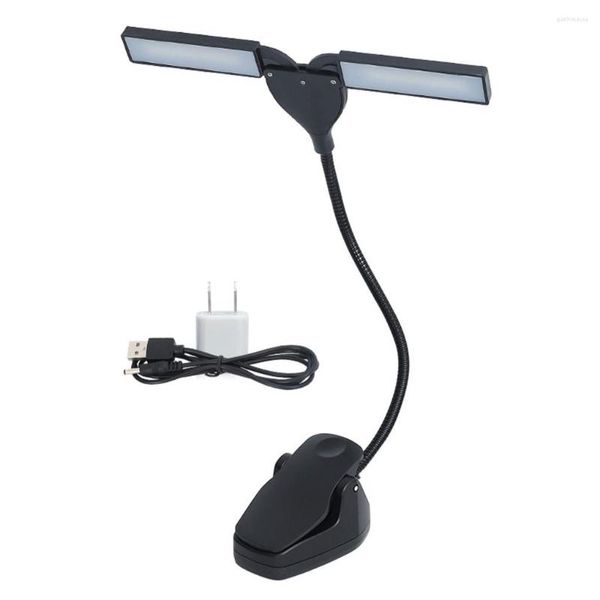 Música sem fio Stand Light Rotatable Piano Lights Clip-On ao lado de lâmpadas