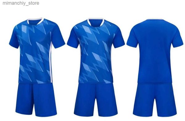 Colecionável Adulto Kid Football Jerseys Personalizado Uniformes de Futebol Homens Camisas Futsal Sportswear Kit Mulheres Treinamento Treino Meninos Terno Esportivo Q231118