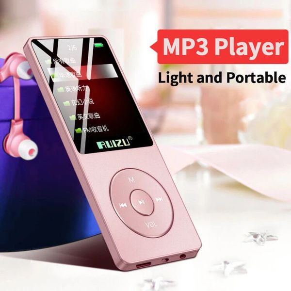 MP3-/MP4-Player Ruizu X02 MP3-Player, klassische Version, 8 GB, Musik mit FM-Radio, Video, E-Book, tragbar, unterstützt TF, Auto, leicht, Mini 231117
