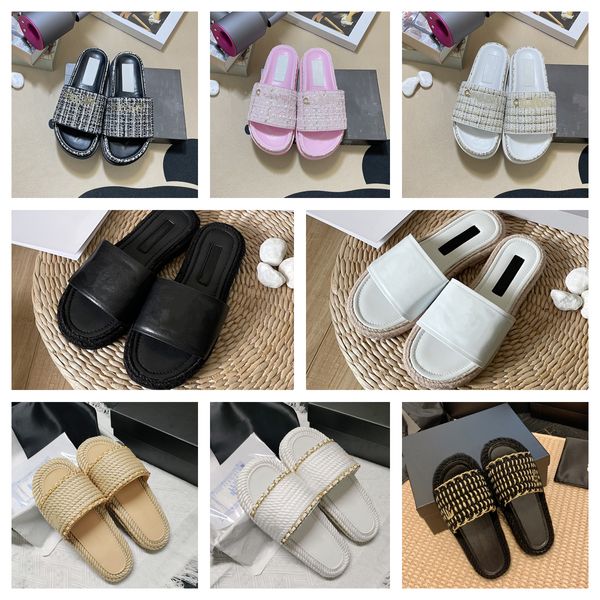 Pantofole firmate da donna Pantofole da spiaggia alla moda Scivoli in lana Pelliccia invernale soffici lettere calde e morbide comodi sandali firmati in peluche da spiaggia con zeppa con piattaforma scorrevole