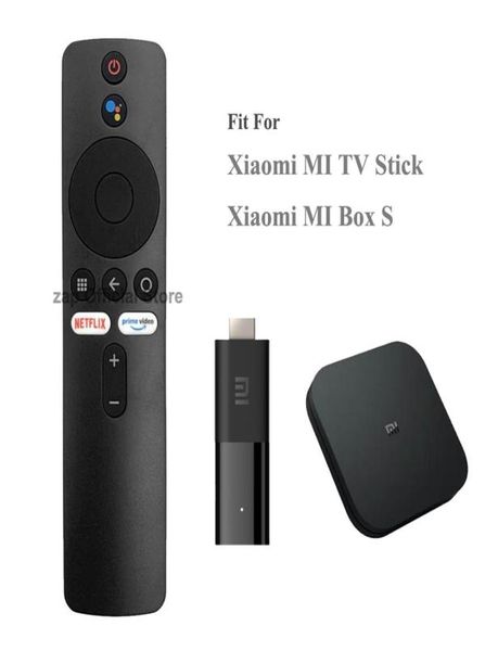 Novo xmrm006 para xiaomi mi caixa s mi tv vara mdz22ab mdz24aa caixa de tv inteligente bluetooth controle remoto voz google assistant257a5345710