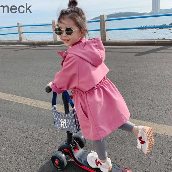 Cappotto nuovo per ragazze vestiti autunnali nuova versione coreana giacca per bambini stile bambino gonna cappotto straniero 2 4 6 8t 2021