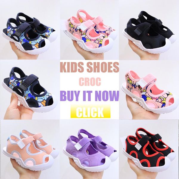 Kinderschuhe Sneaker Blockabsatz Sandalen Designer Wrap Toes Sandalen Kinderschuhe Sandalen Casual Frühling Jungen Mädchen süße Turnschuhe Kleinkinder Baby