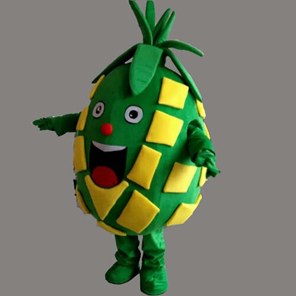 Costumi della mascotte dell'ananas di Halloween per il vestito operato dal vestito da Halloween del circo di Natale degli adulti