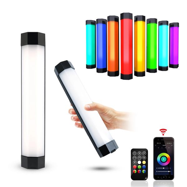 Teste flash LUXCEO P200 IP67 Tubo RGB resistente alla pioggia Magnete batteria incorporata con controllo APP Luce video LED per Studio P o Illuminazione del prodotto 231117