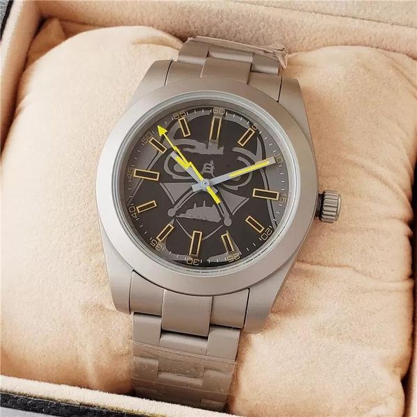 Design Master Design Automático Menical Men's Watch, Sports Luxury Fashion Dial, grande calendário de janelas, fivela dobrável, vidro de safira, atacado de negócios Montre de Luxe