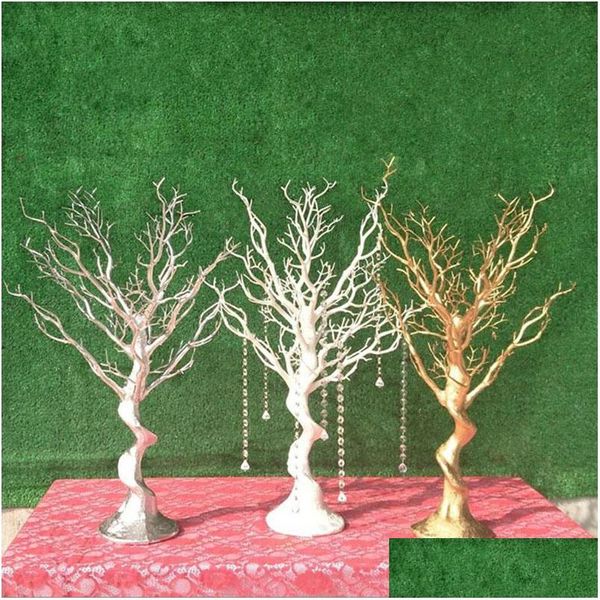 Fiori Decorativi Ghirlande Novità 75 Cm Simulazione Albero Di Natale Bianco Stelo Ramo Artificiale Tronco Secco Decorazione Del Partito Dhd6G