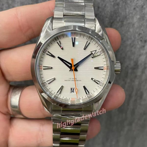 VSF Ticaret Seahorse 150 Metre Özel 8900 veya 8500 Hareket İsteğe Bağlı 316 İnce Çelik Bant 41mm Cowhide Watch Bant Erkekler Saat