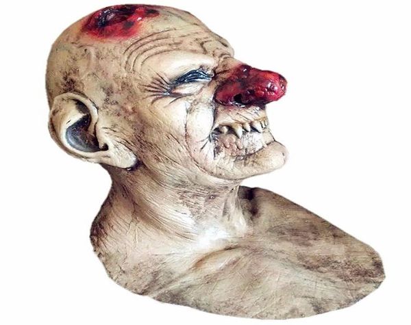 Novo engraçado goblins nariz grande horror máscaras de látex assustador traje festa cosplay adereços máscara de palhaço assustador para o dia das bruxas cos7944148