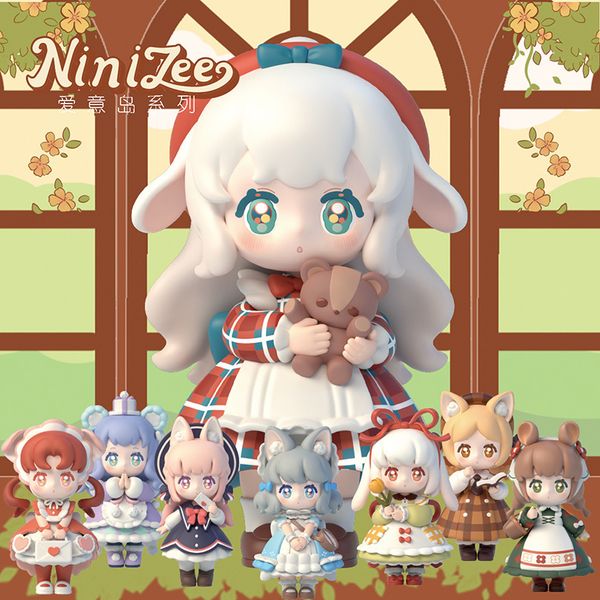 Blind Box Ninizee Love Island Series Blind Box Toys Mystery Box Figura Kawaii Modelo CAIXA Misteriosa Love Doll Toy para meninas Presente de aniversário 230418