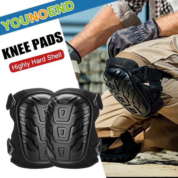 Ellbogen-Knie-Pads YOUNOEND Professionelle verstellbare Gel-Kissen-Unterstützung für Bau-Fliesen-Garten-Bodenbelag-Longling-Arbeit 230418