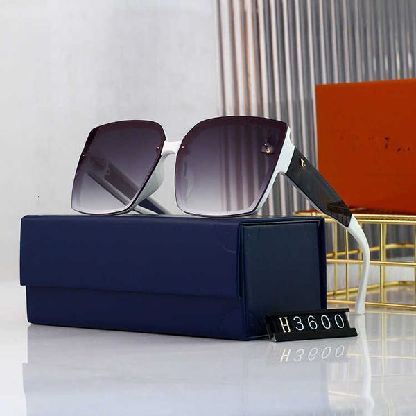Мода Luxury Lou Vut Designer Cool Sunglasses 2022 Новые женские солнцезащитные очки в рамке Dark Glasses Net Red Shading