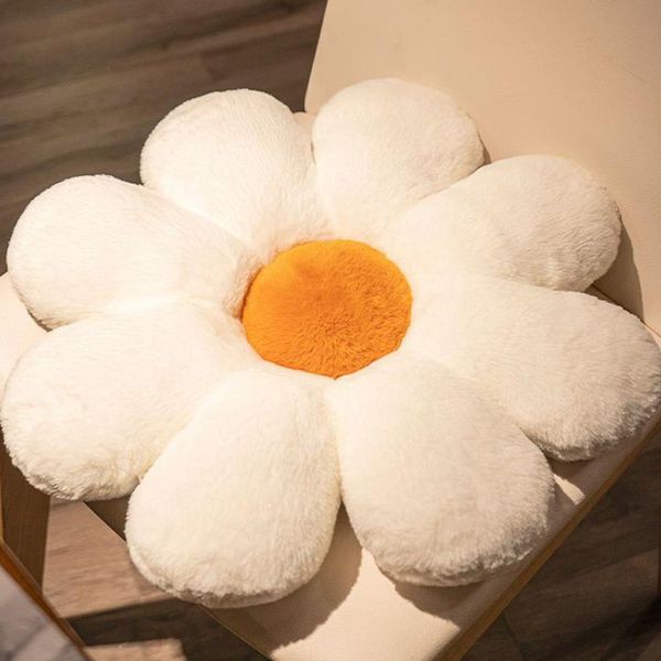 Дизайнерская подушка Tabby Подсолнечные подушки подушки шеи плюшевый диван гостиной цветочный окно подушка лепестка