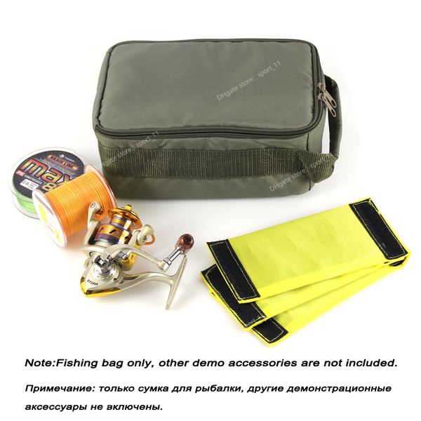 Low -Price -Fischerei -Tackle -Bag 3 in 1 Fischerei Rollenfischerei Lure Lure Haken Aufbewahrung Handtasche im Freien Carp Fishing Rollenausrüstung N0237 Fischereibeutel angeln 0 Tackle -Taschen