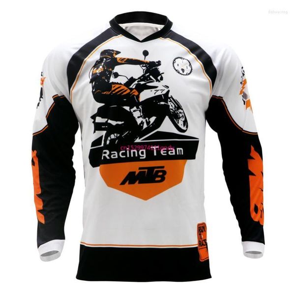 Racing Jacken MTB Shirt Sportbekleidung Fahrrad Downhill Jersey Herren Langarm Motorrad Offroad Reiten DH MX Tops