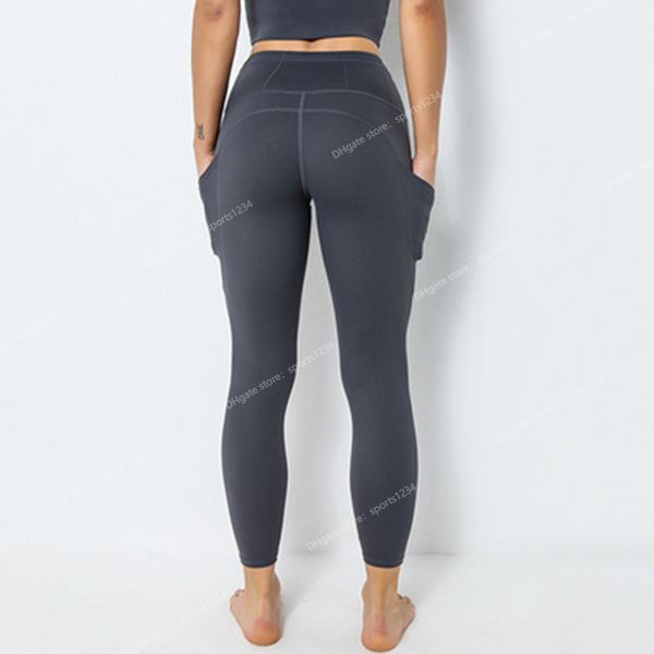 Neu mit Etikett: Power Gym Sportanzüge in voller Länge, Damen-Seitentaschen, Hose mit hohem Bund, sportliche, enge Leggings, Super-Qualität, Stretch-Stoff, Yoga-Hose, Yoga-Hose, Yoga-Hose