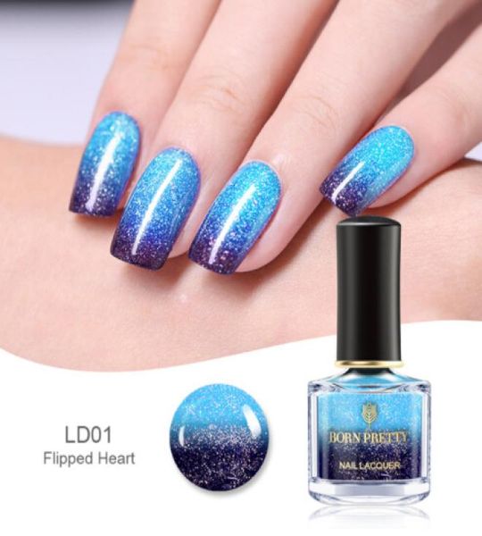 Vendi smalto termico per unghie 6ml Temperatura che cambia colore Vernice Lacca Shimmer Colorato Nail Art Polish Liquido3001383