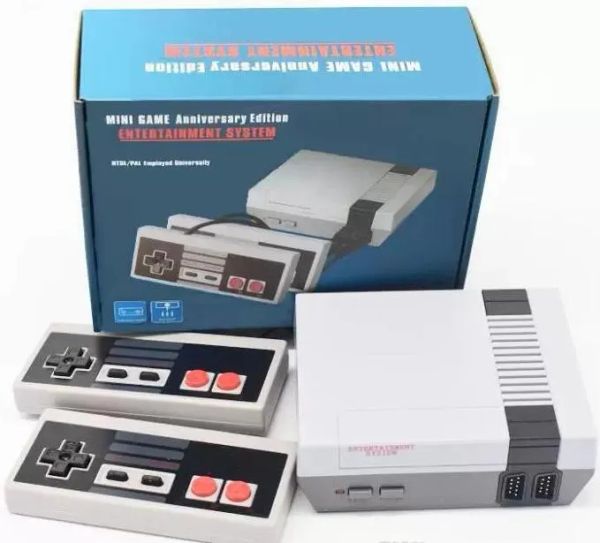 Console de jogos local dos EUA, mini TV pode armazenar 620 500 vídeos portáteis para consoles de jogos NES com caixas de varejo dhl