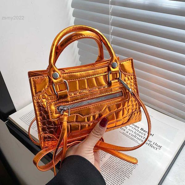 Bolsas de ombro pequenos Padrão de pedra Sacos de ombro de ombro para mulheres Designer de luxo 2023 Moda de primavera Handelinha curta bolsa Bolsas femininas