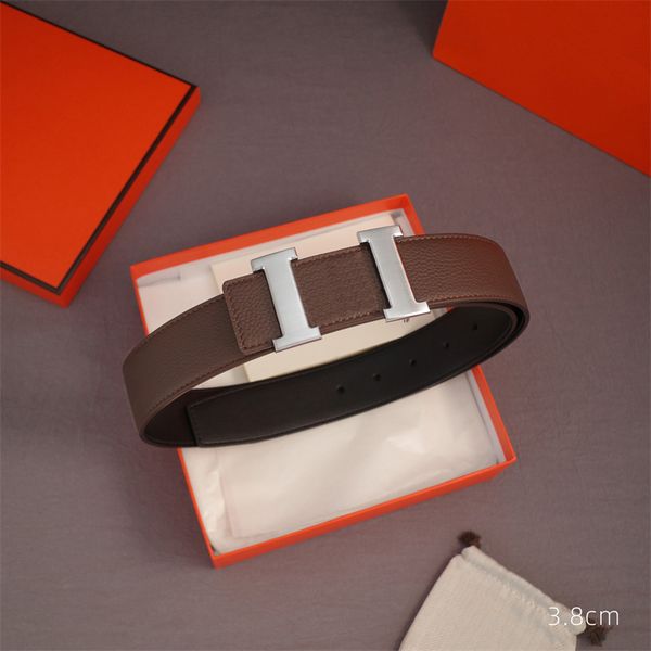 Designers cinturões de luxo cinturões femininos de couro reversível cinturão 2023 5color prata fivela clássicos cinturões de alta qualidade de alta qualidade
