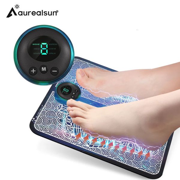 Уход за ногами EMS-массаж Здоровье Массажный коврик Massageador Pes Muscular Electric Foot Reflexology Deep Relax Saude Tens Fisioterapia 231117